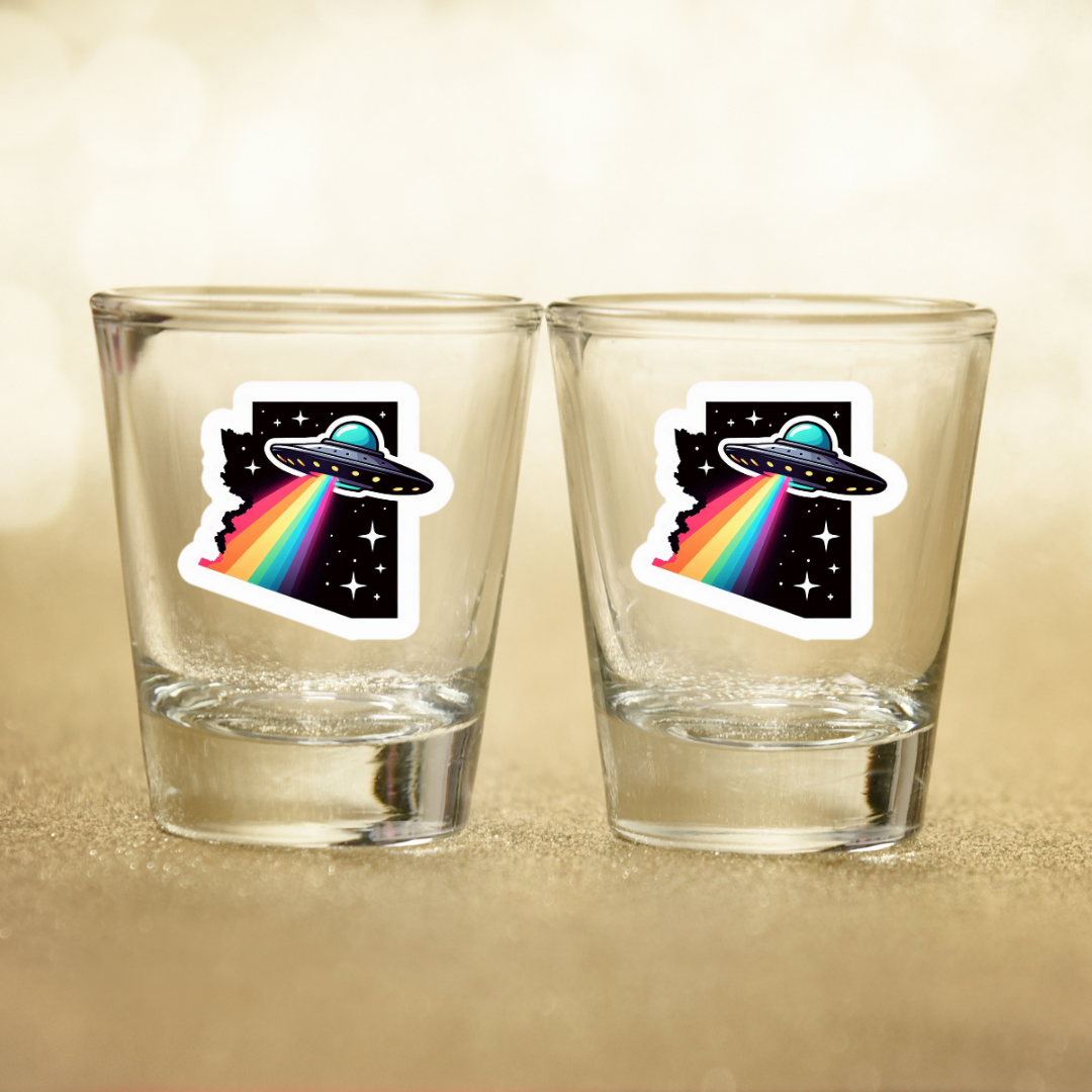 PRIDE Arizona Shot Glasses