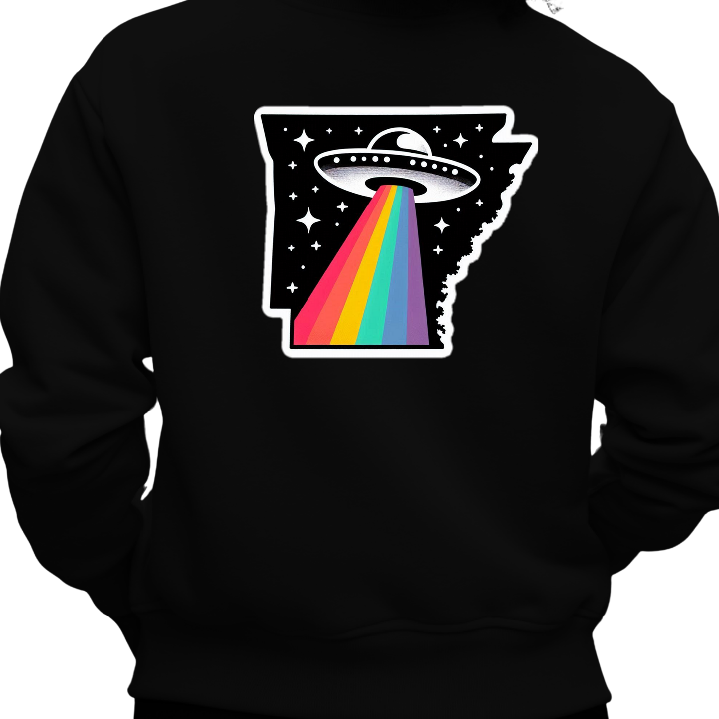 Arkansas PRIDE Sweatshirt On the Back