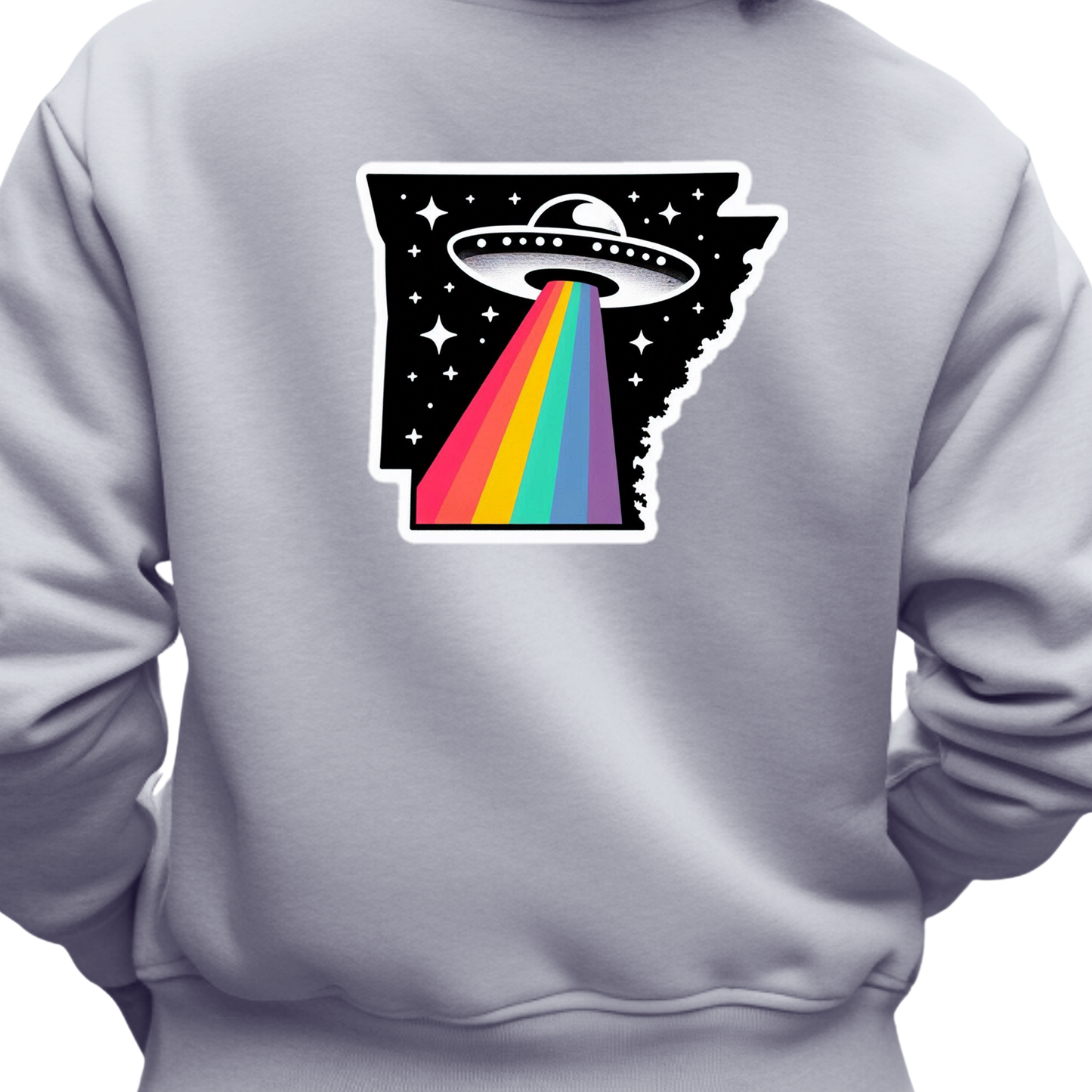 Arkansas PRIDE Sweatshirt On the Back