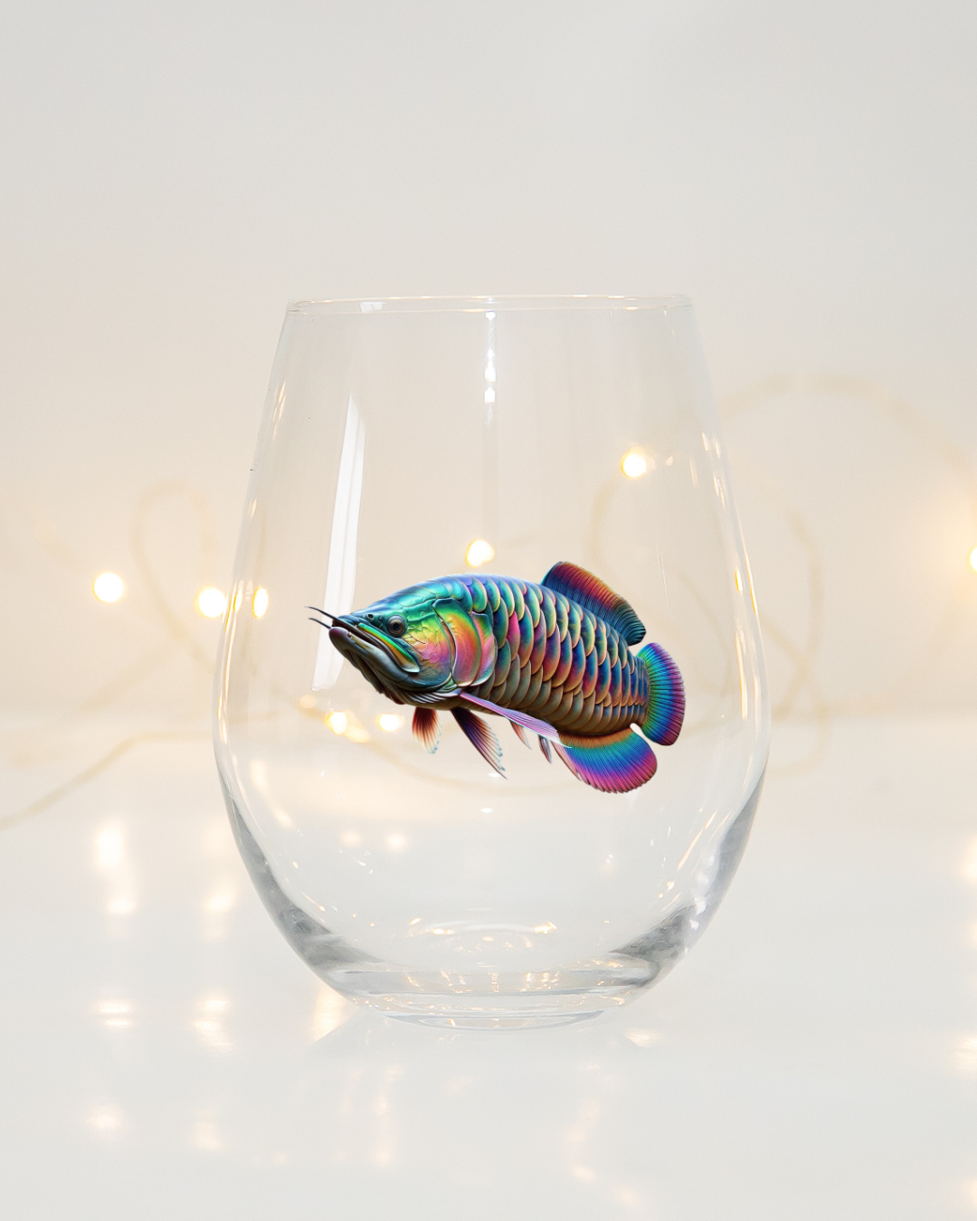 Rainbow Arowana Whiskey Glass
