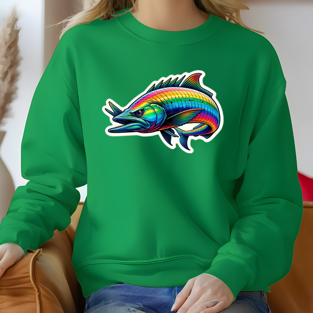 Rainbow Barracuda Crewneck Sweatshirt
