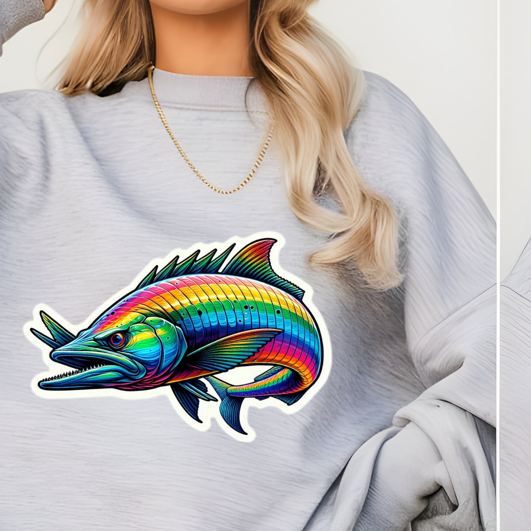 Rainbow Barracuda Crewneck Sweatshirt