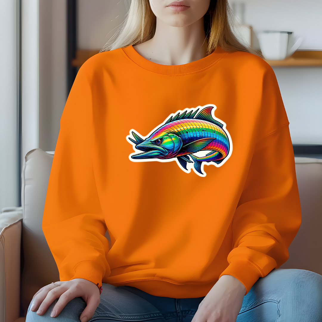 Rainbow Barracuda Crewneck Sweatshirt