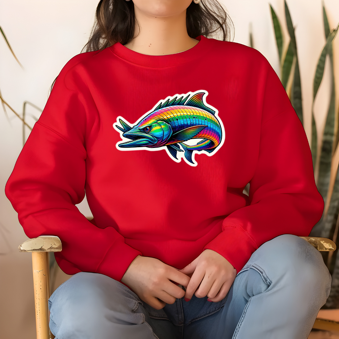 Rainbow Barracuda Crewneck Sweatshirt