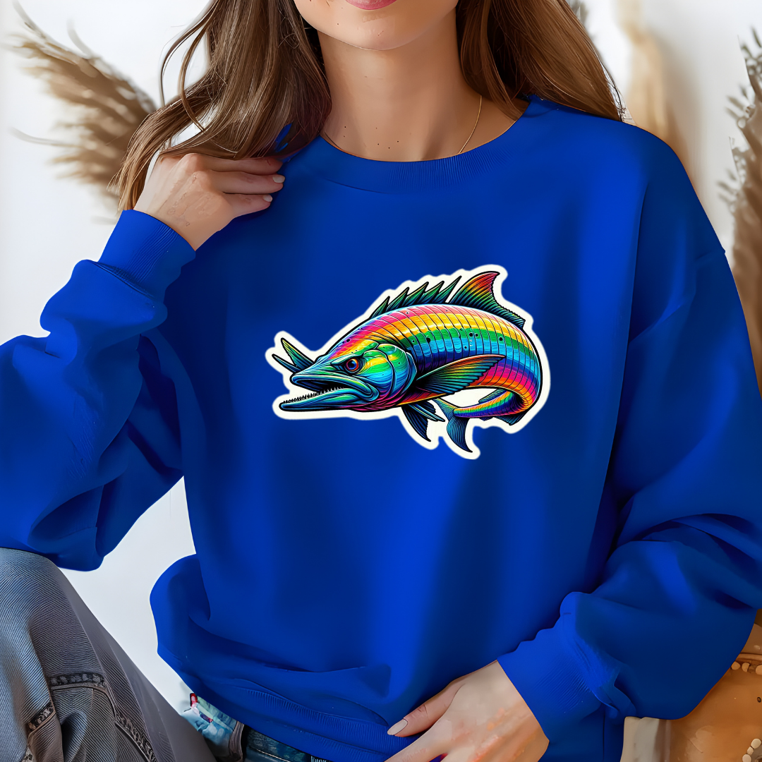 Rainbow Barracuda Crewneck Sweatshirt