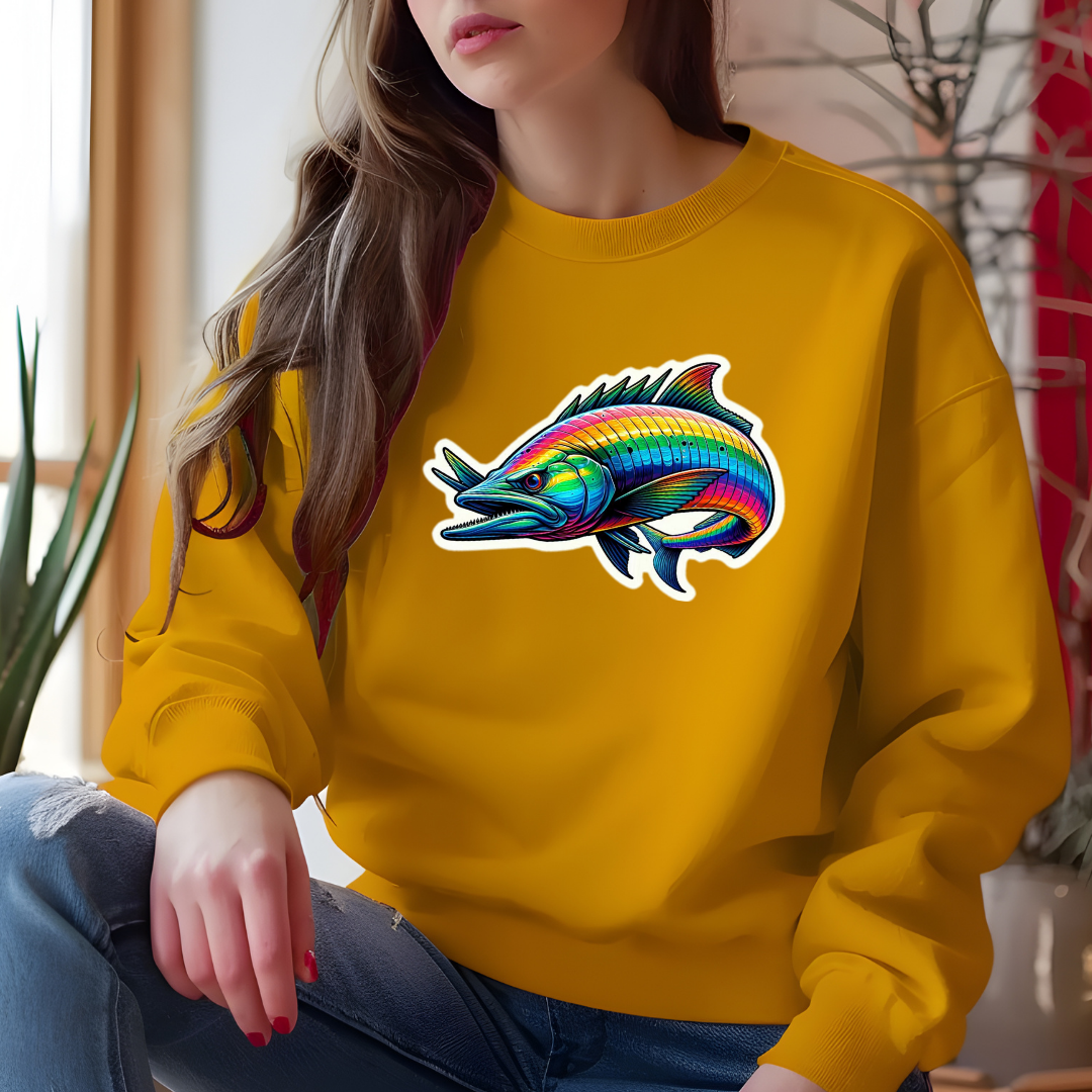 Rainbow Barracuda Crewneck Sweatshirt