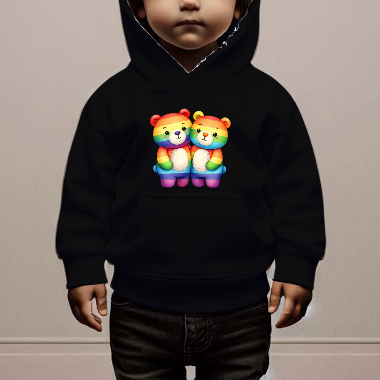 Rainbow Bears Toddler Hoodie