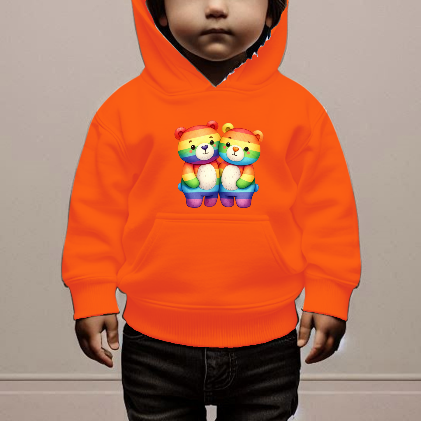 Rainbow Bears Toddler Hoodie