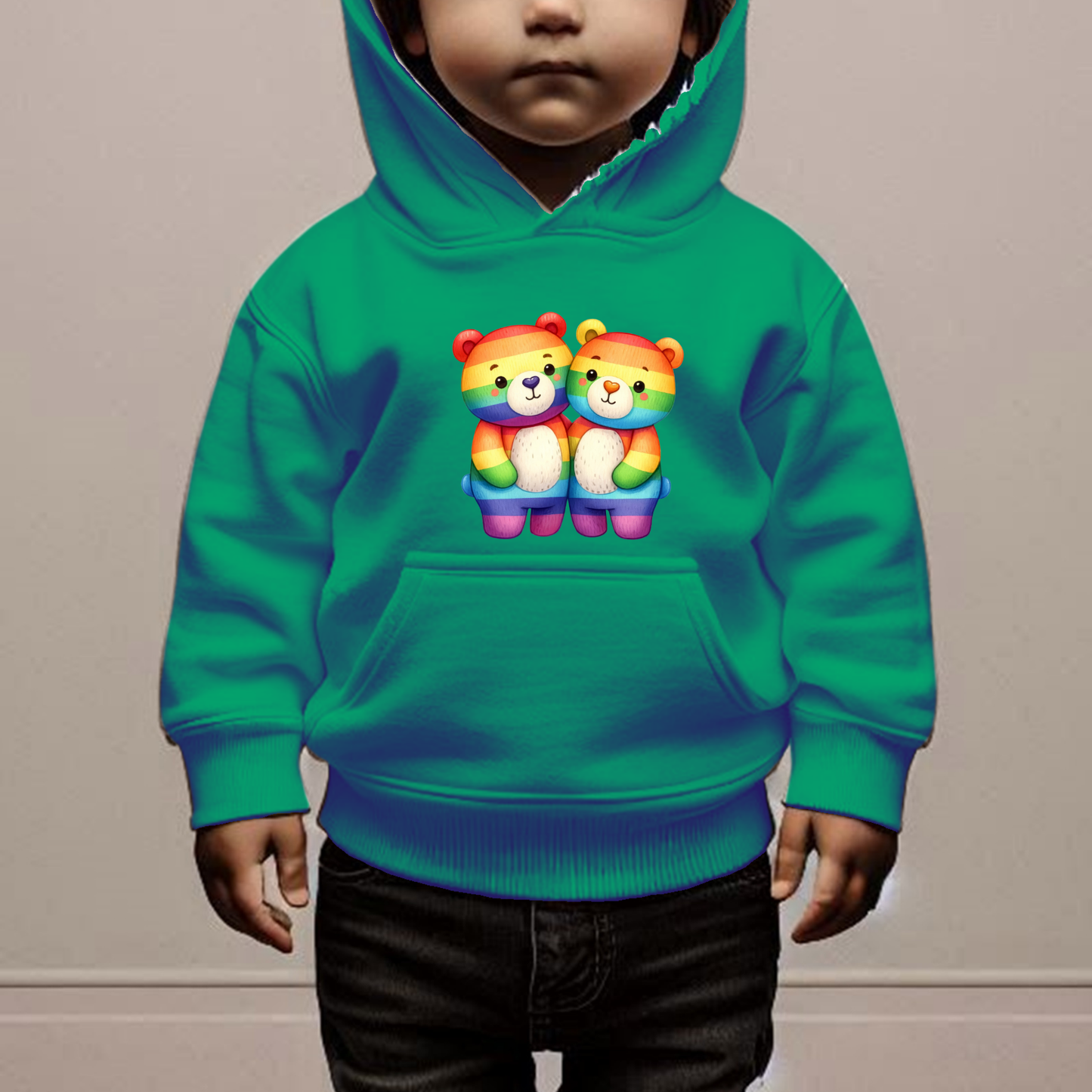 Rainbow Bears Toddler Hoodie