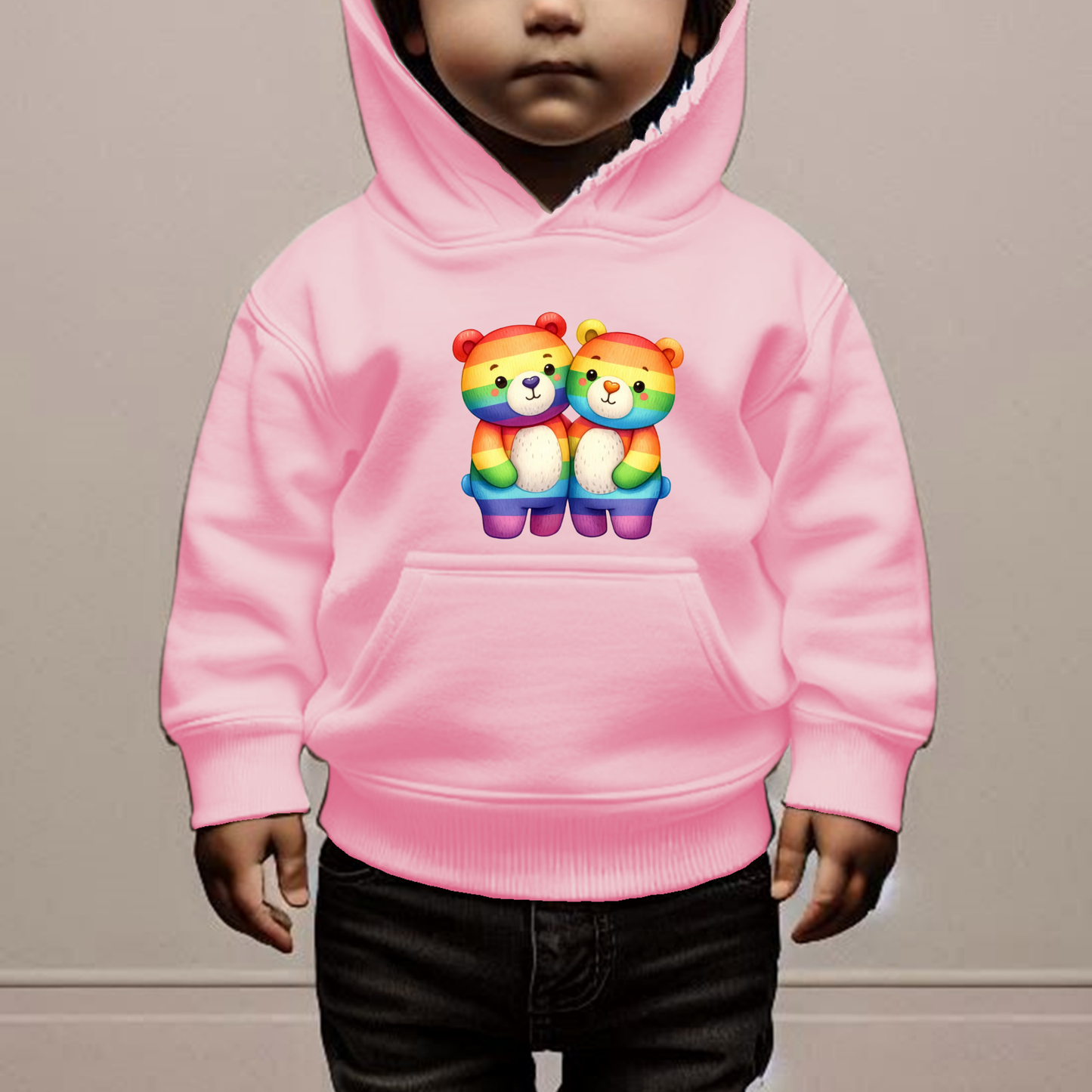 Rainbow Bears Toddler Hoodie