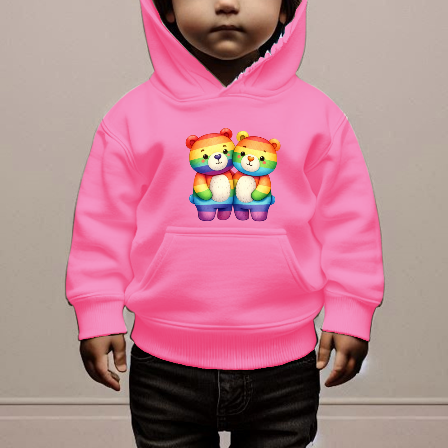 Rainbow Bears Toddler Hoodie