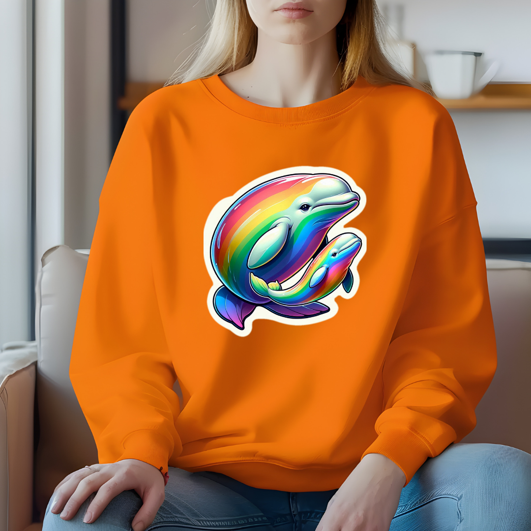 Rainbow Belugas Unisex Soft T-Shirt