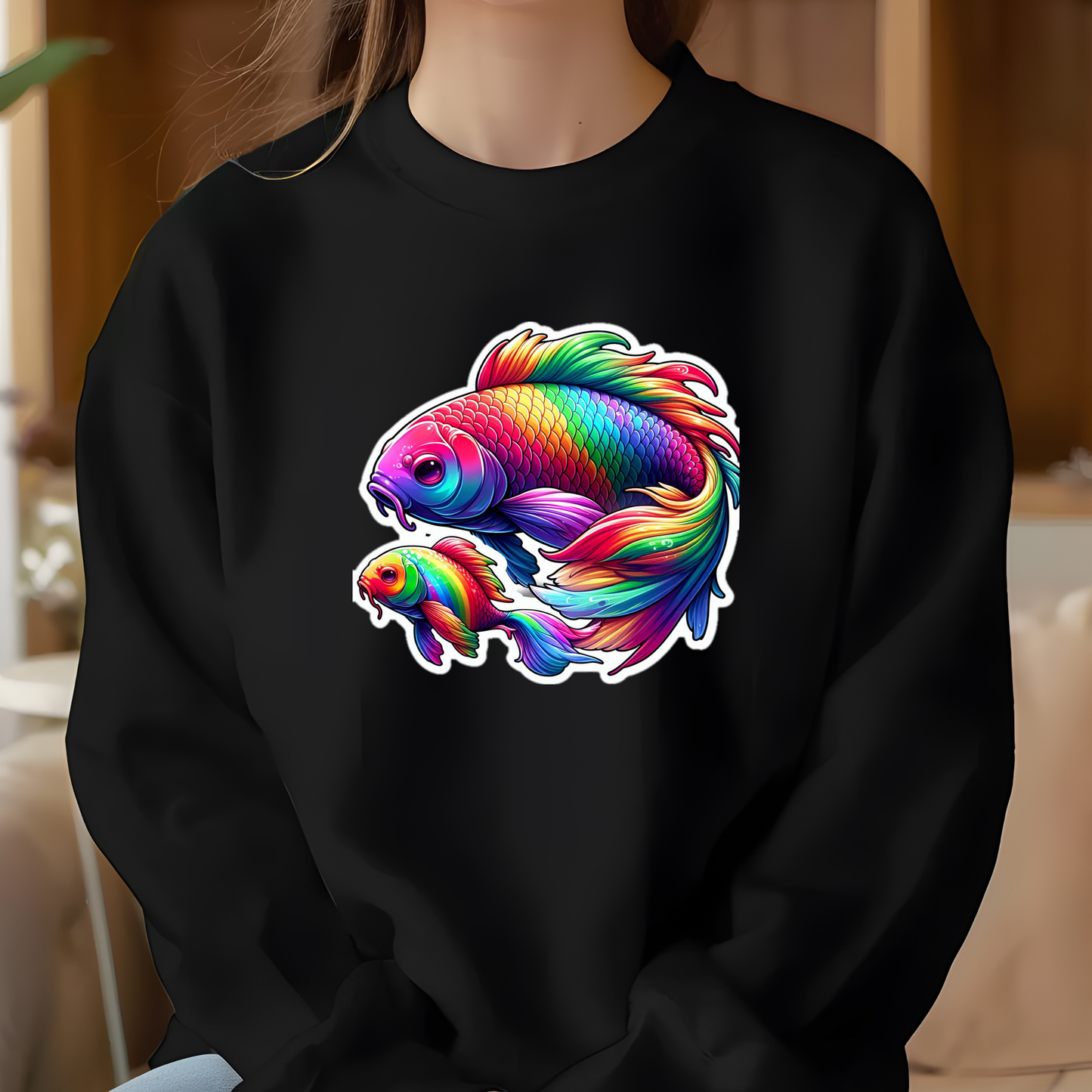 Rainbow Koi Sweatshirt