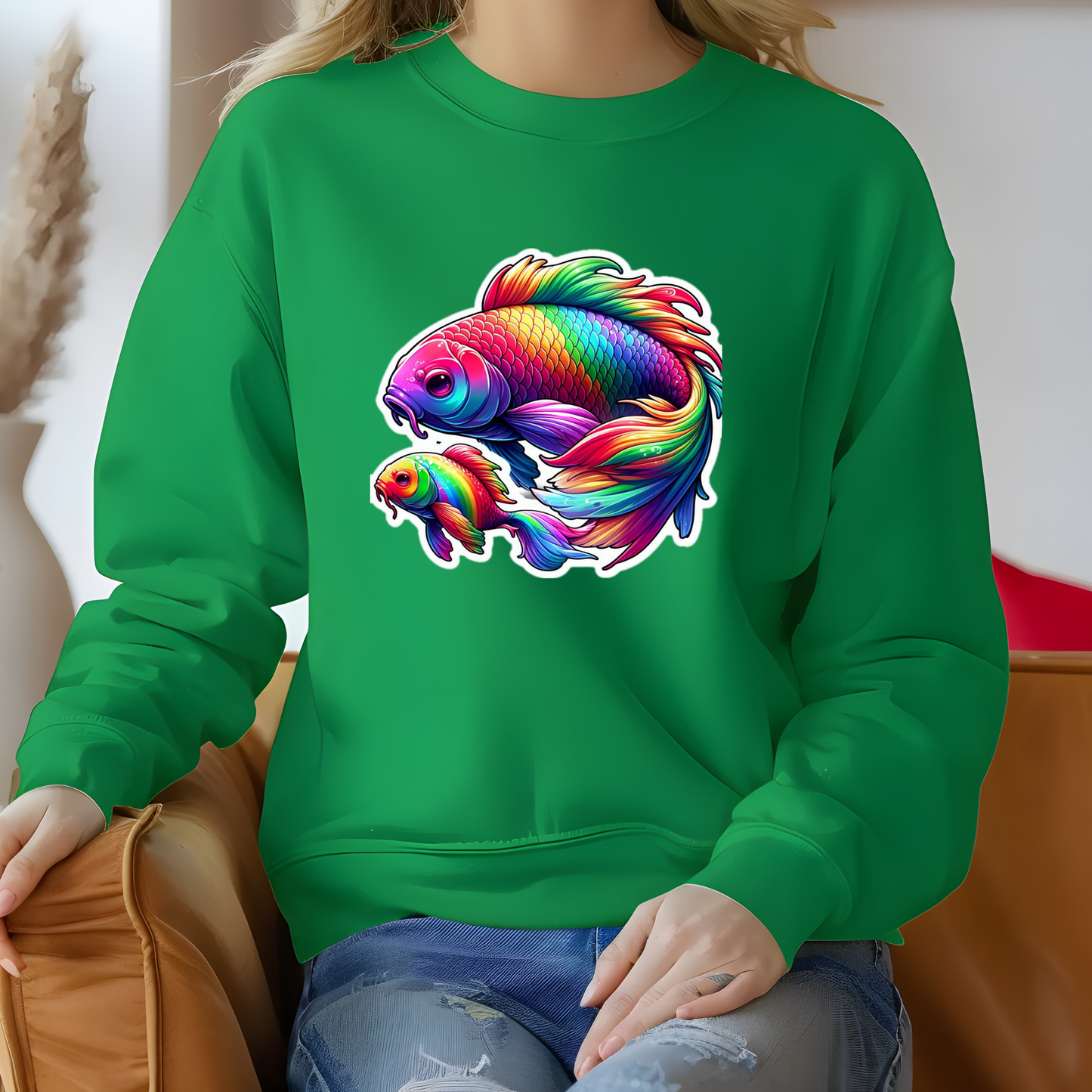 Rainbow Koi Sweatshirt