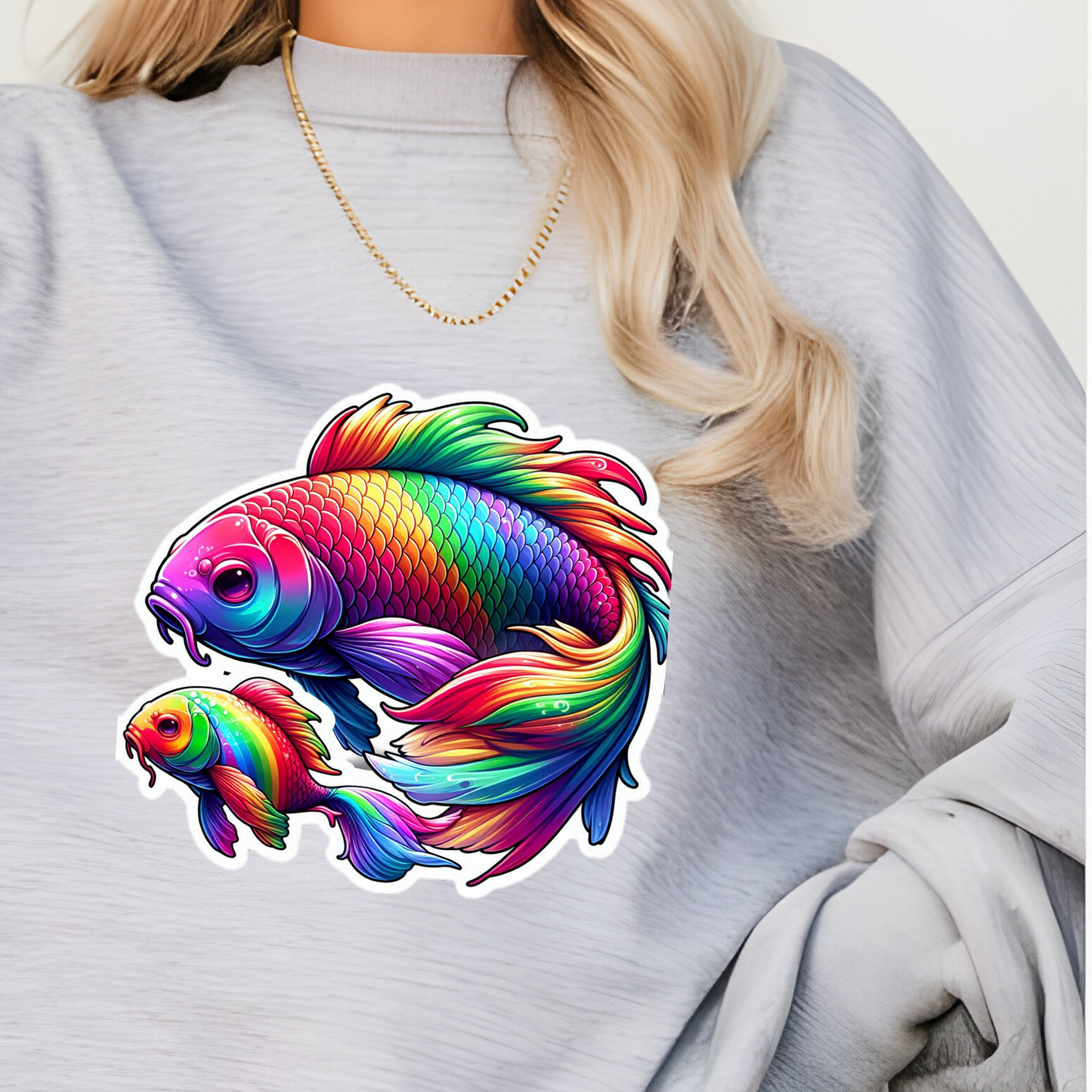 Rainbow Koi Sweatshirt
