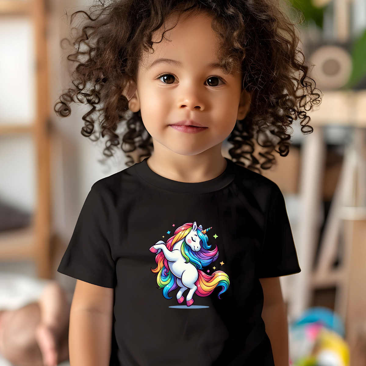 Toddler T-shirt - Fun and Colorful Unicorn Design
