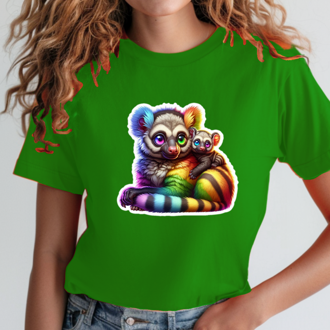Rainbow Bushbabies Unisex Soft T-Shirt