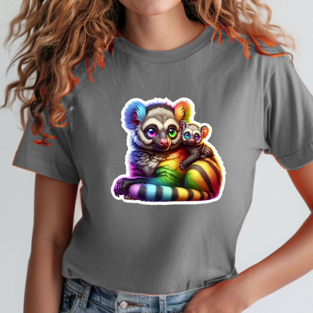 Rainbow Bushbabies Unisex Soft T-Shirt