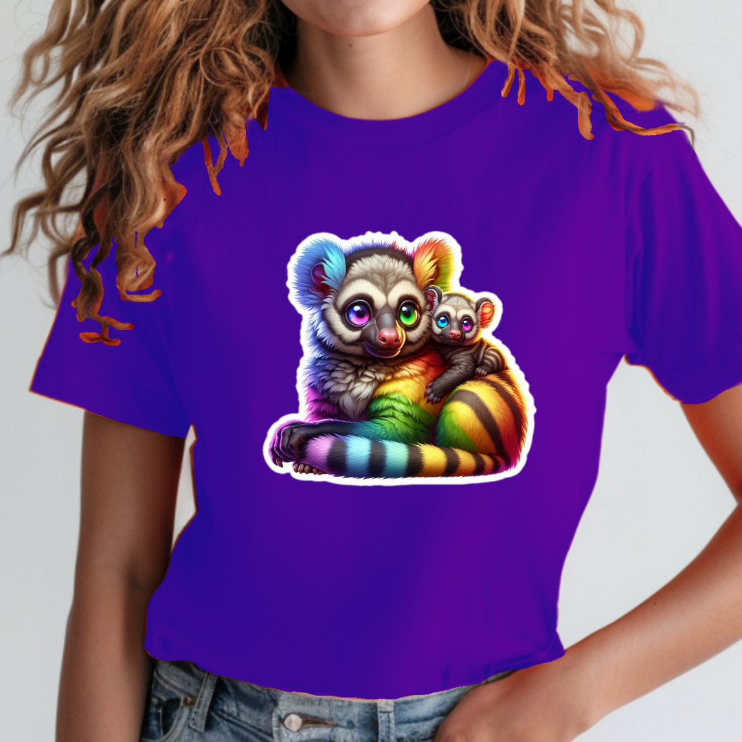 Rainbow Bushbabies Unisex Soft T-Shirt