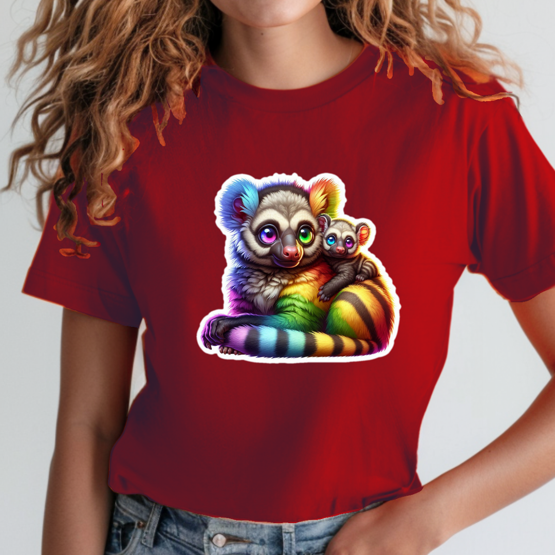 Rainbow Bushbabies Unisex Soft T-Shirt