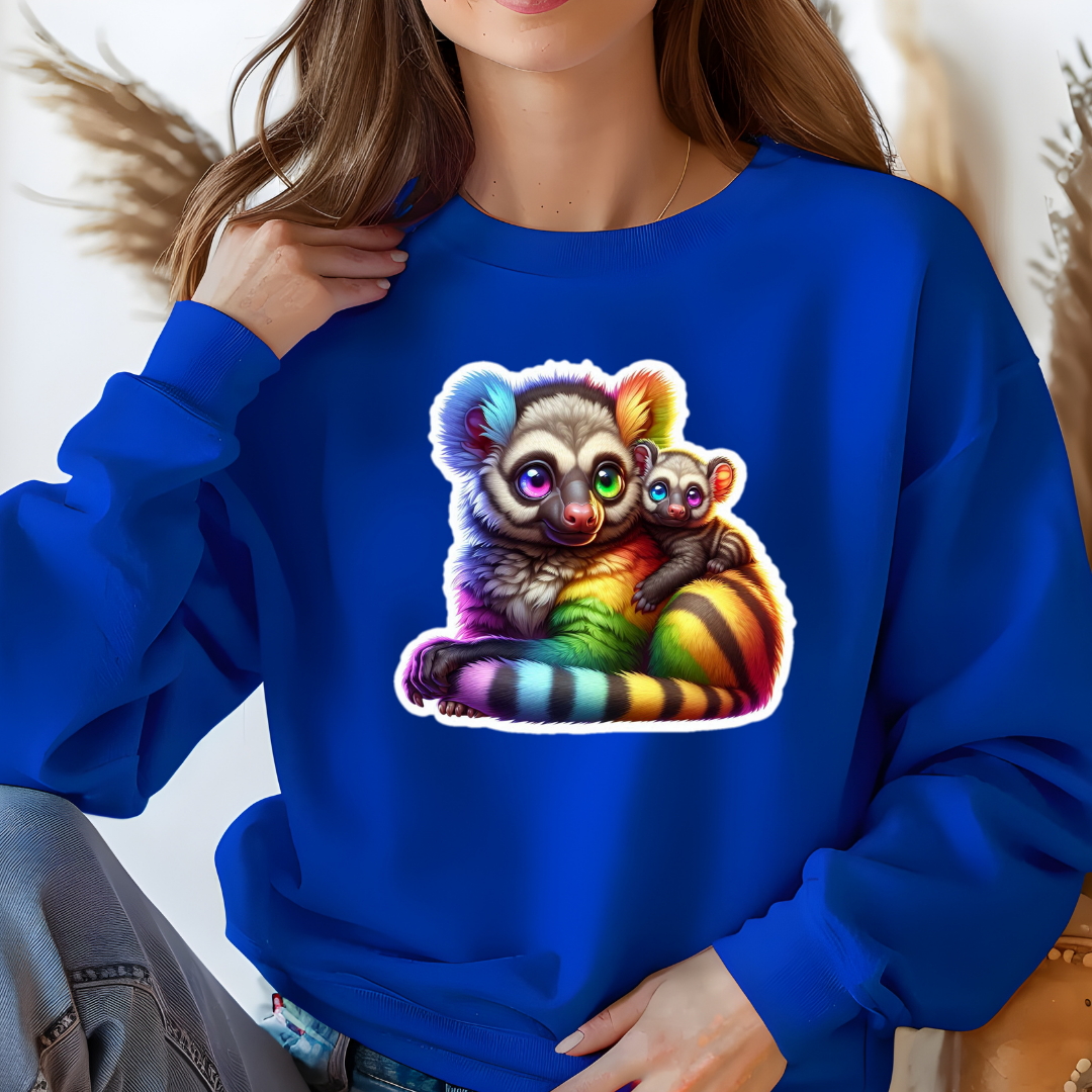 Rainbow Bush Babies Crewneck Sweatshirt