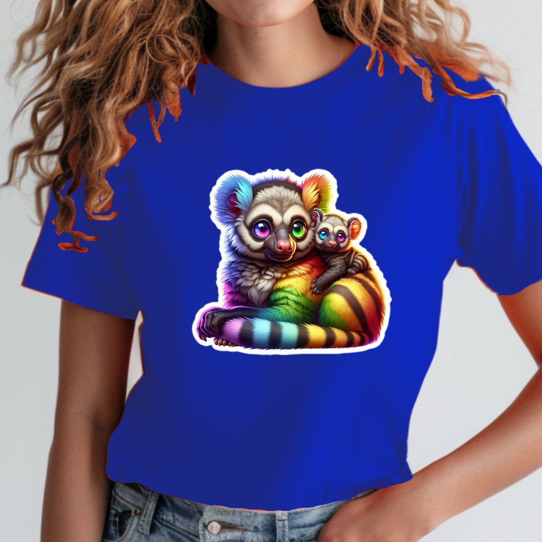 Rainbow Bushbabies Unisex Soft T-Shirt