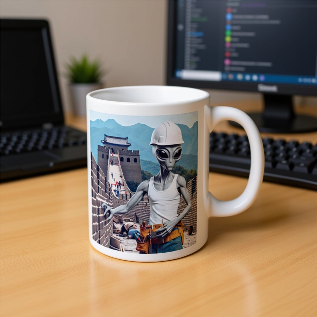 Mug - Did the Aliens Help Build the Great Wall of China 11oz