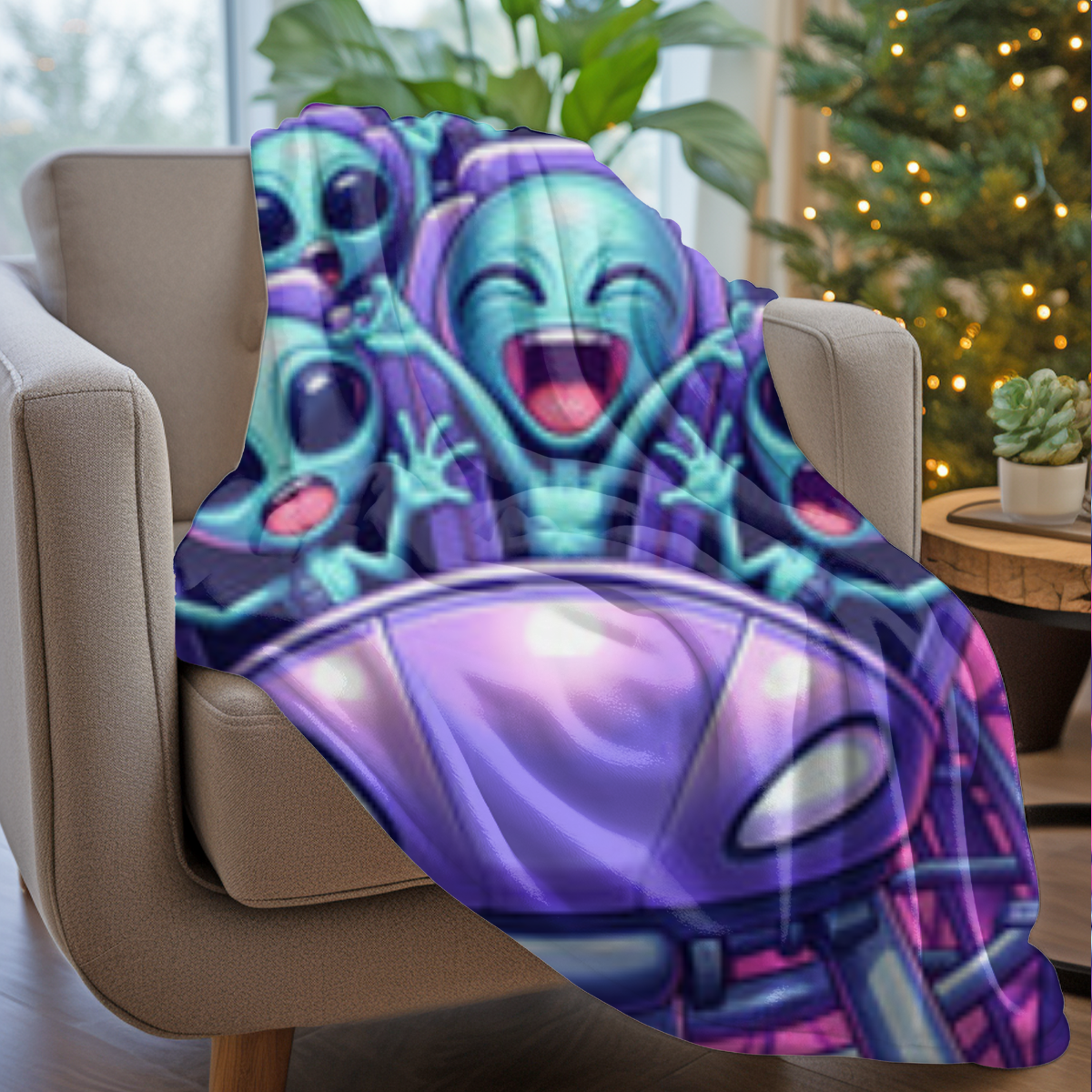 Cutie Pie will keep you warm! Velveteen Microfiber Blanket