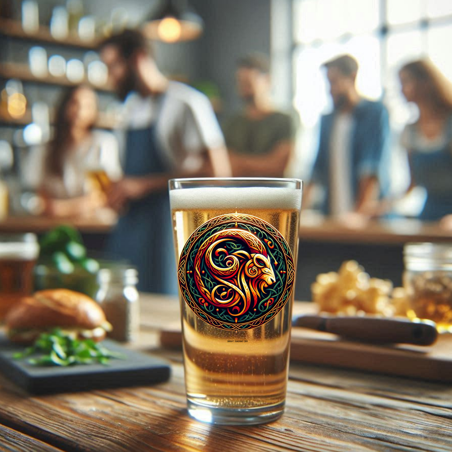 Pint Glass-Capricorn