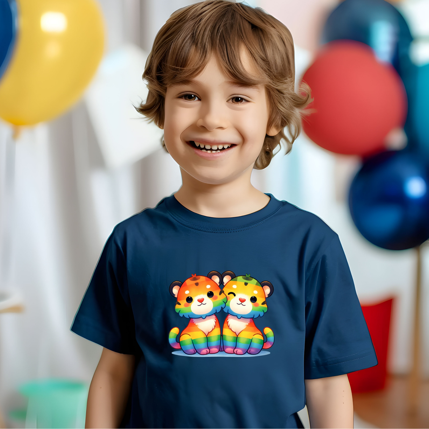 Toddler T-shirt - Fun and Colorful Animal Design