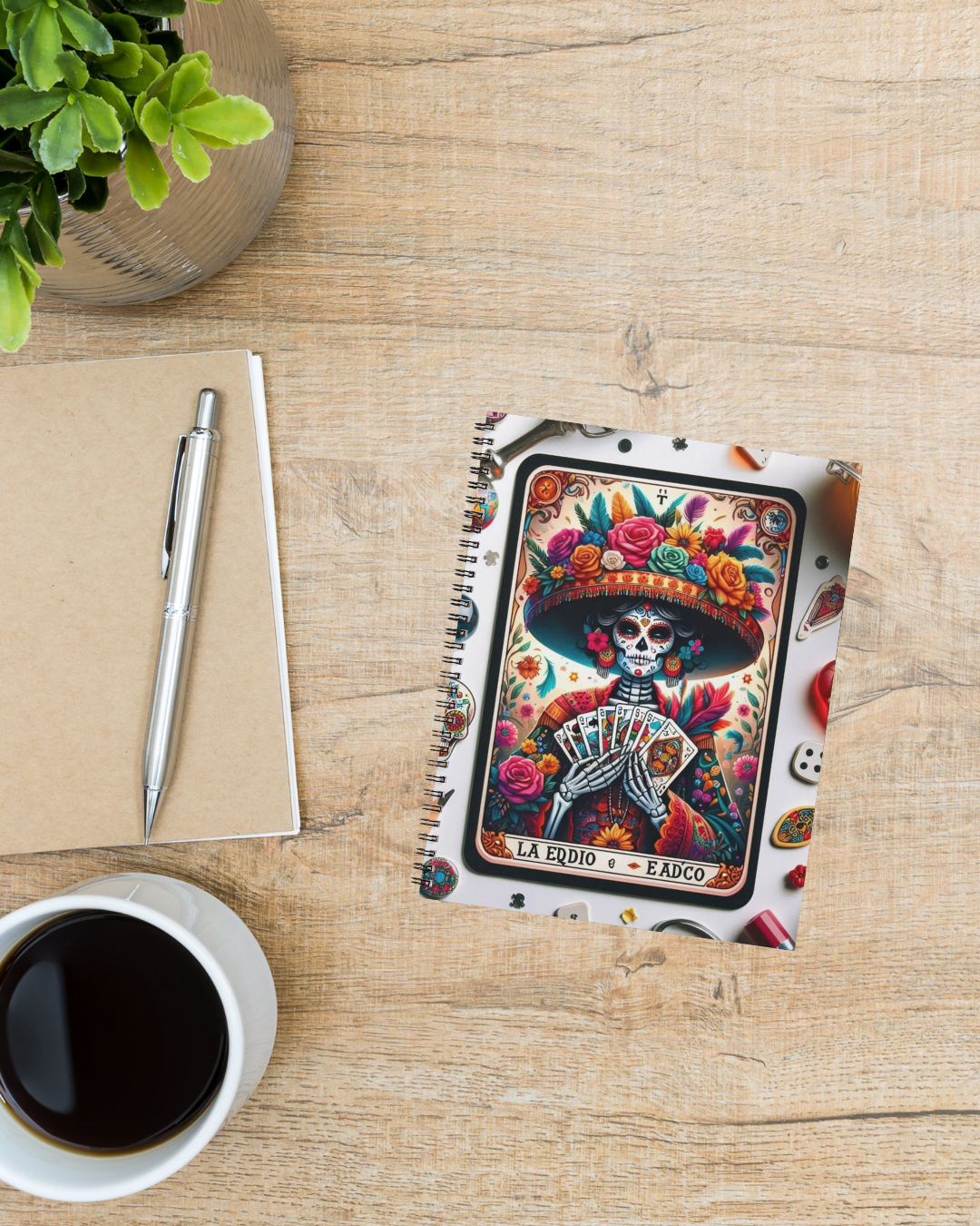 Loteria la Muerta Spiral Journal