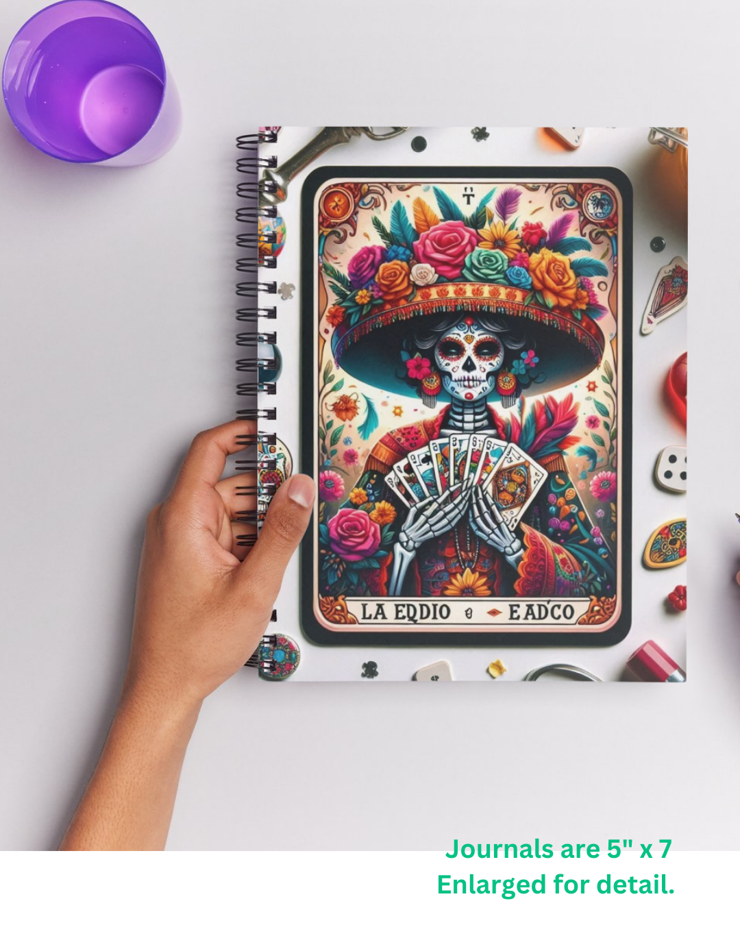 Loteria la Muerta Spiral Journal