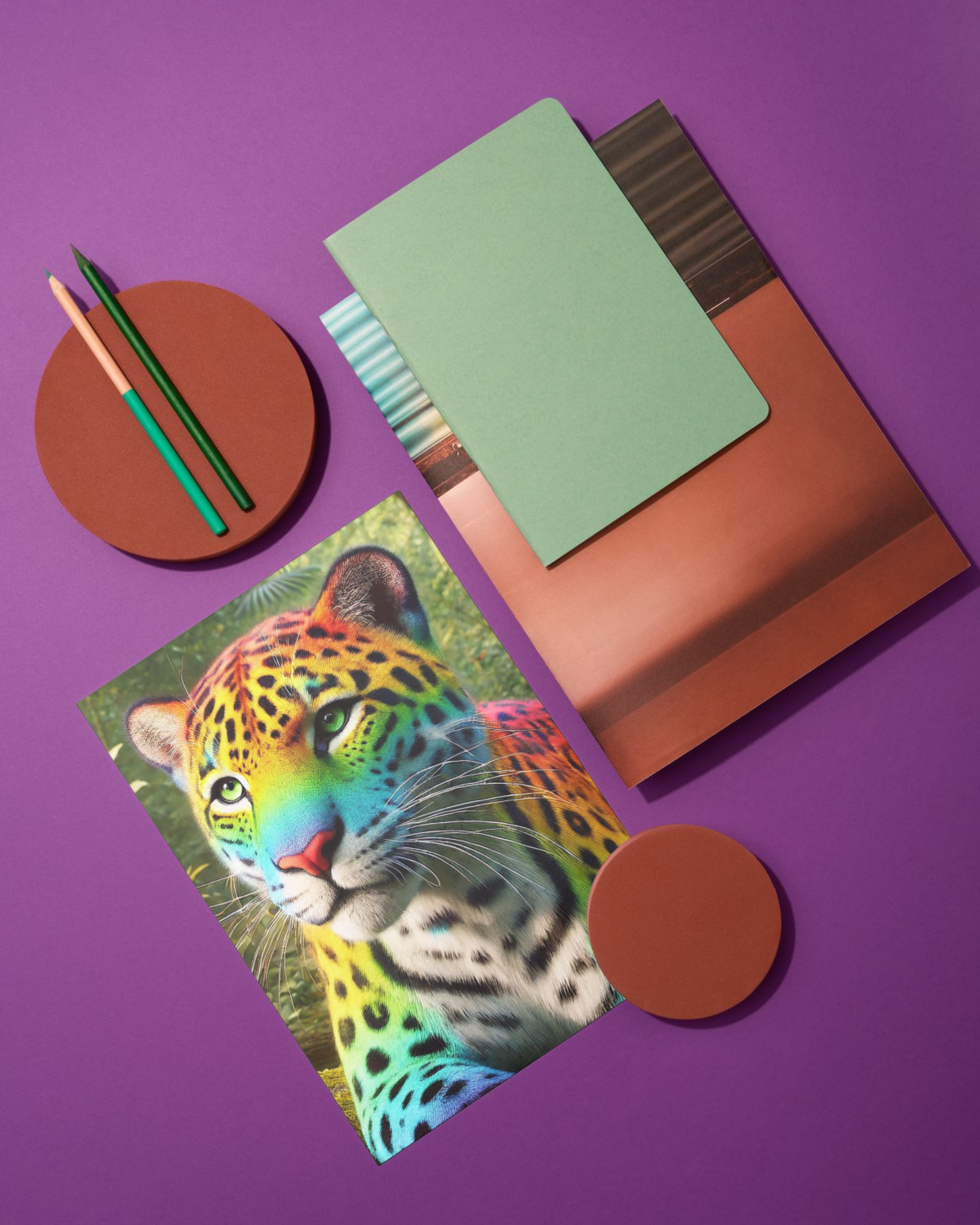 Rare Rainbow Cheetah - Journal