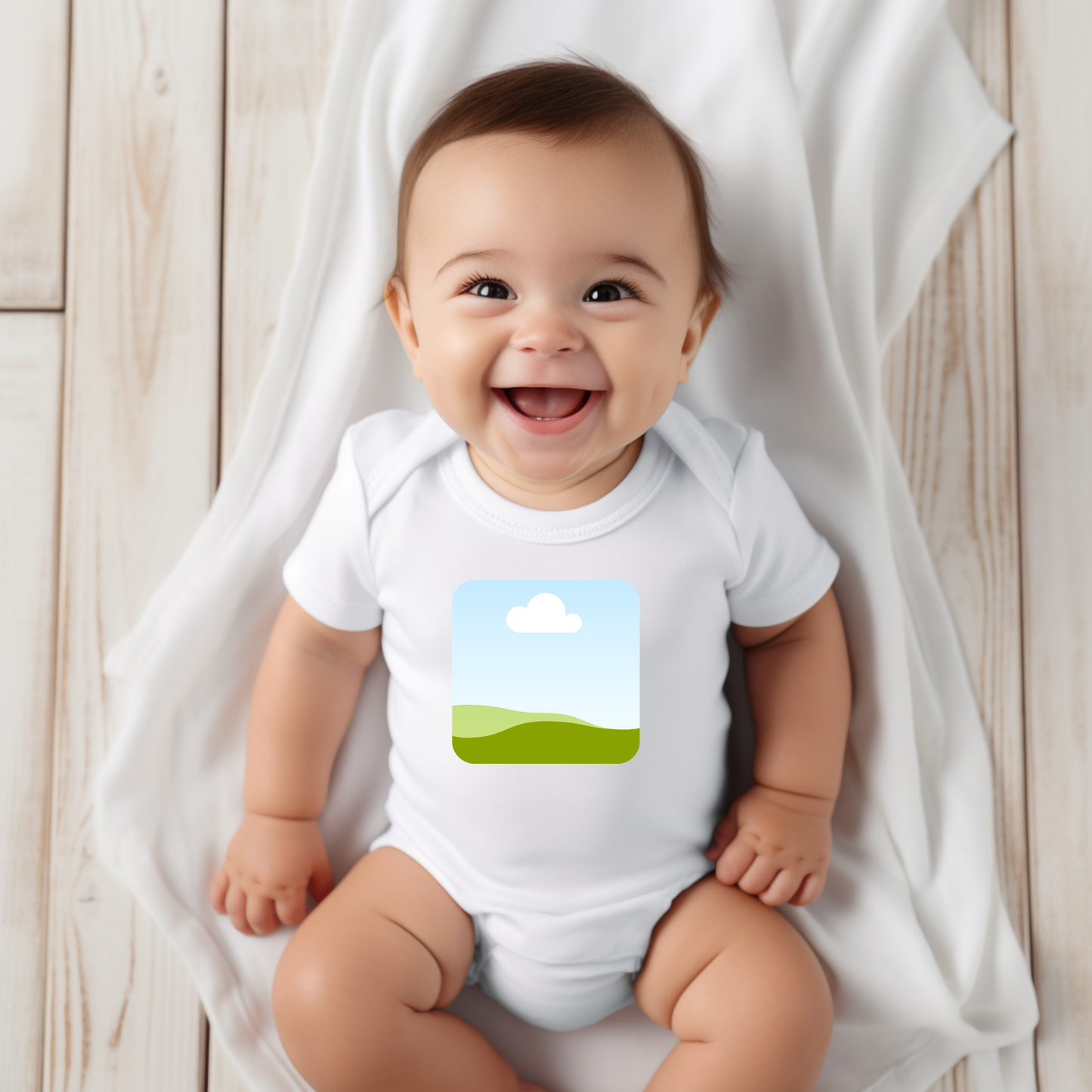 Onesie - Playful Rainbow Chicks
