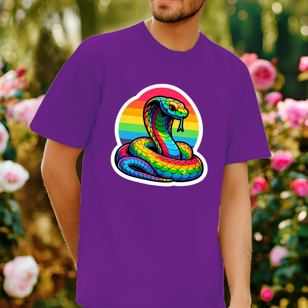 Rainbow Cobras Unisex Soft T-Shirt
