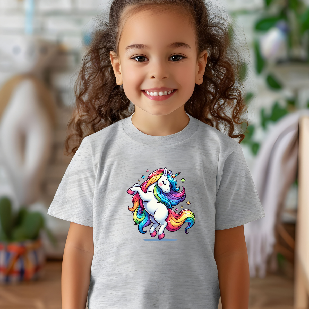 Toddler T-shirt - Fun and Colorful Unicorn Design