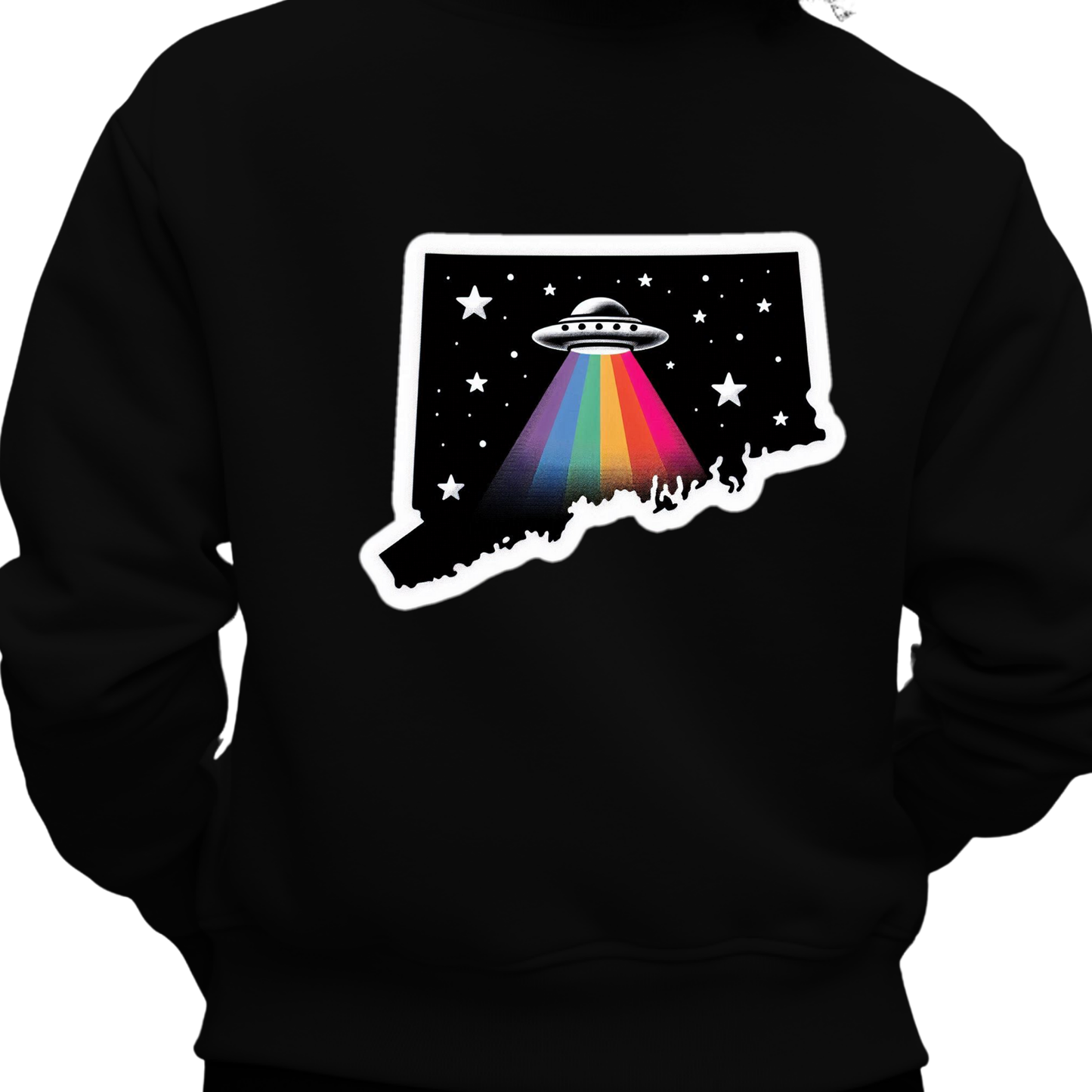 Delaware PRIDE Sweatshirt On the Back