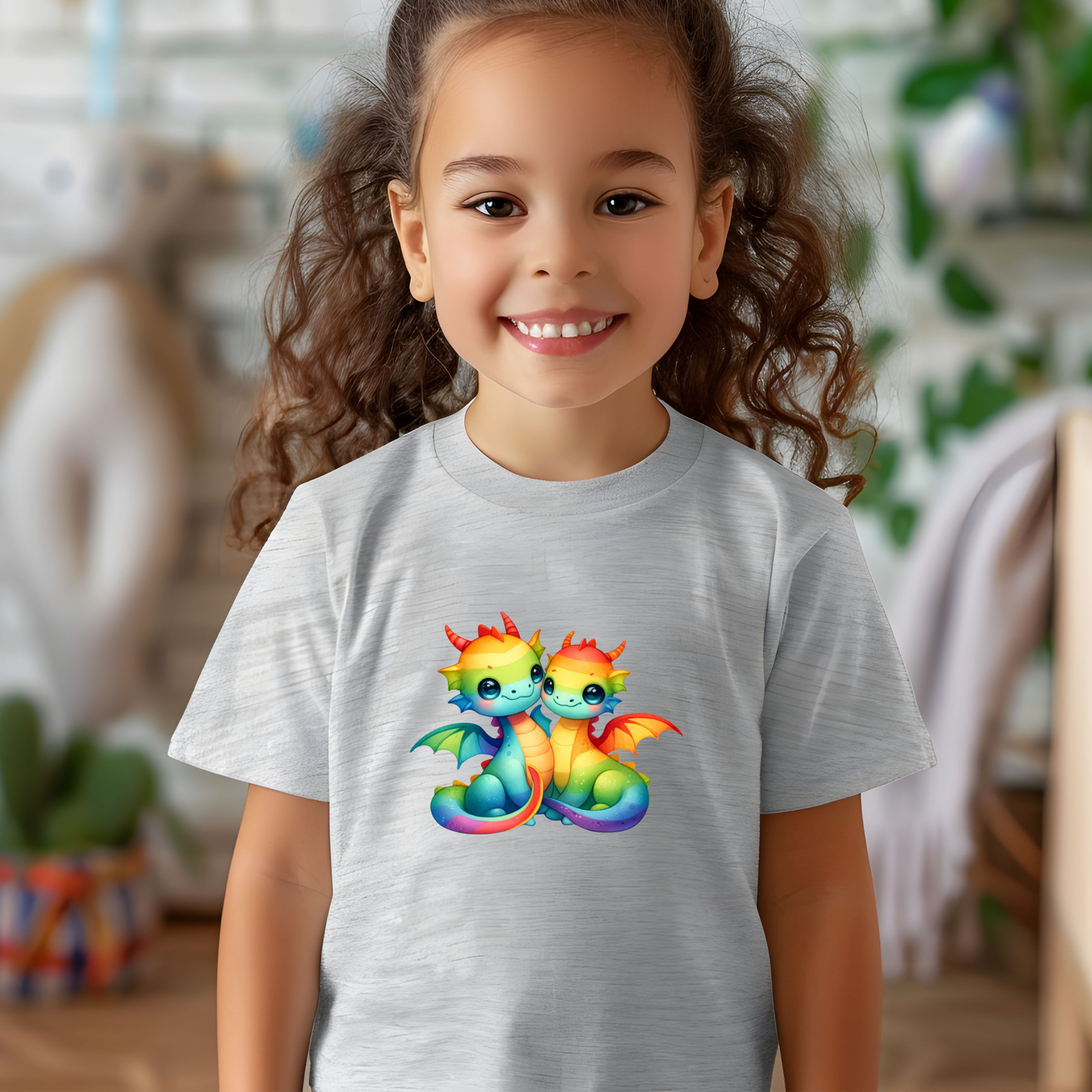 Toddler T-shirt - Fun and Colorful Dragon Design