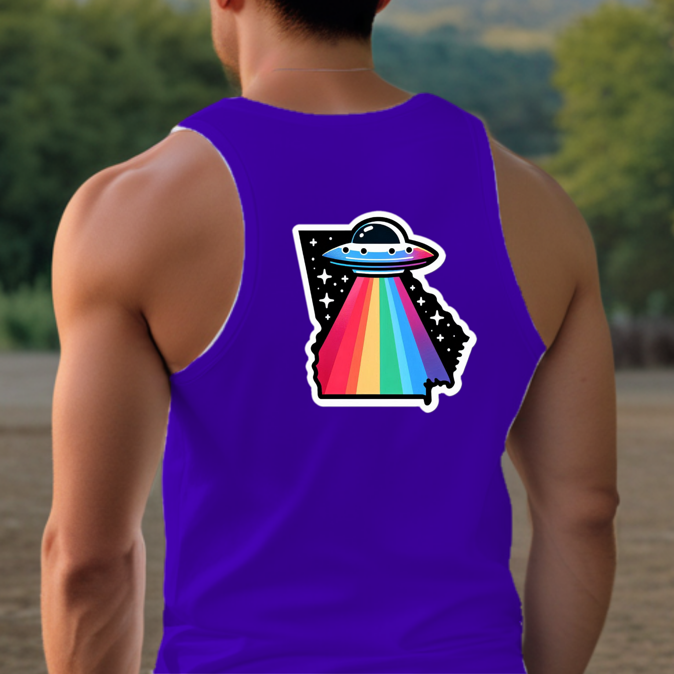 Georgia Pride Tank Top - Back Print