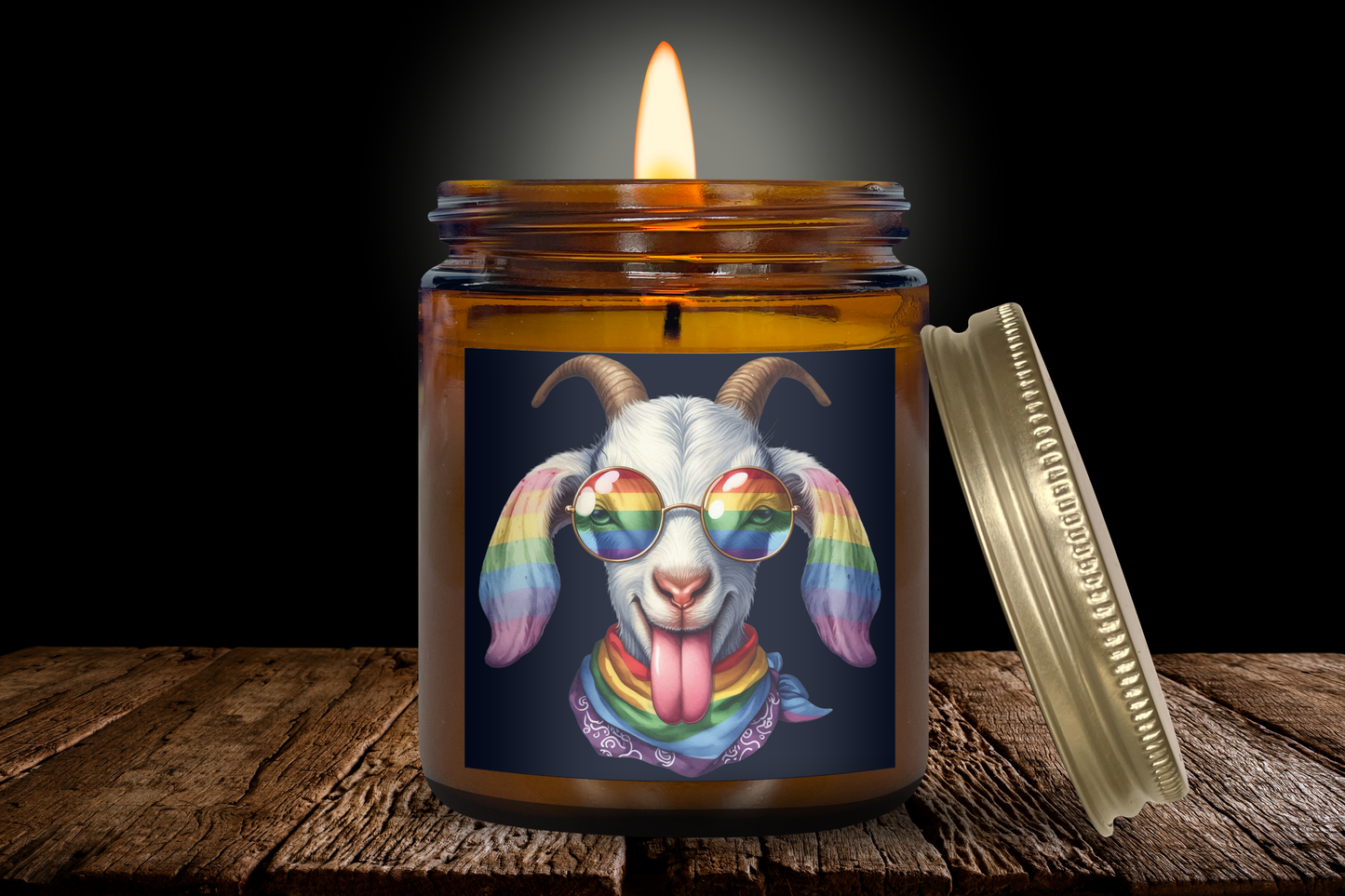 Rainbow Goat Scented Soy Candle