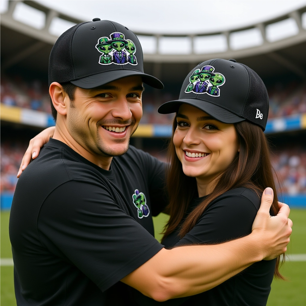 St. Patrick's Day Alien Crew: Embroidered Trucker Cap