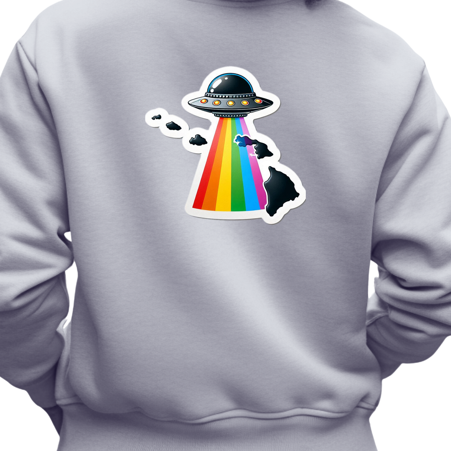 Hawaii PRIDE Sweatshirt On the Back