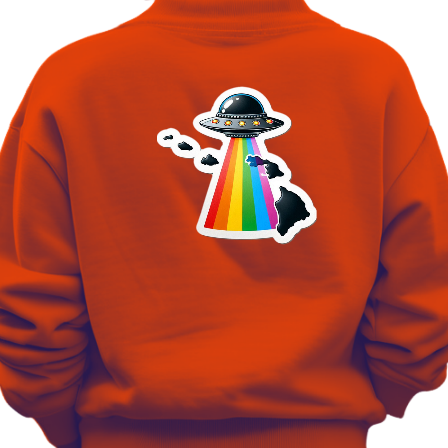 Hawaii PRIDE Sweatshirt On the Back
