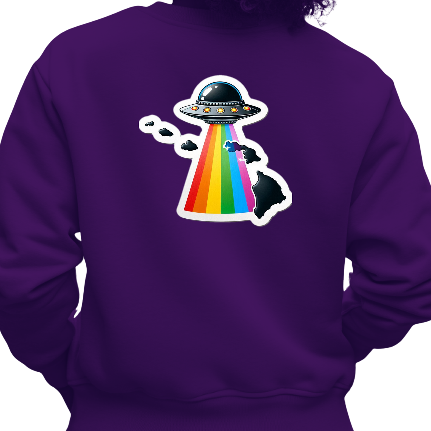 Hawaii PRIDE Sweatshirt On the Back