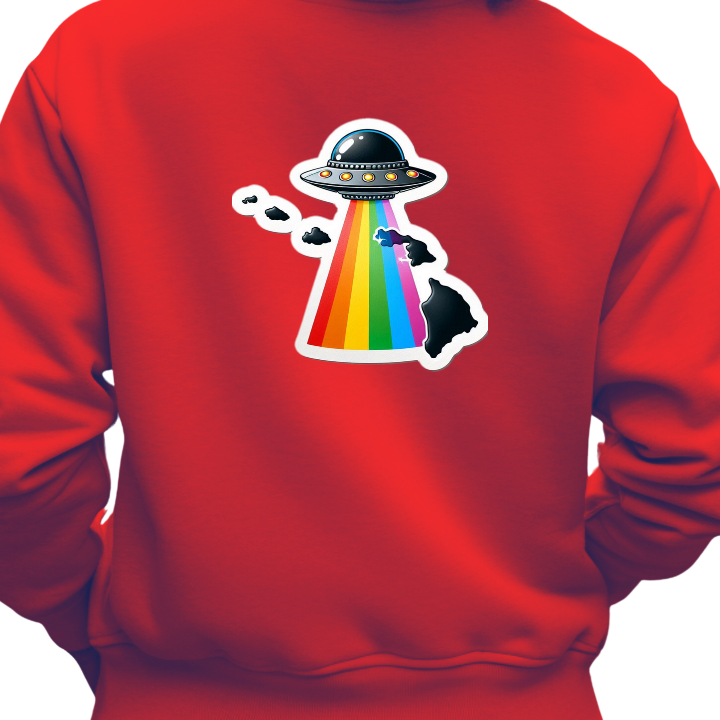 Hawaii PRIDE Sweatshirt On the Back