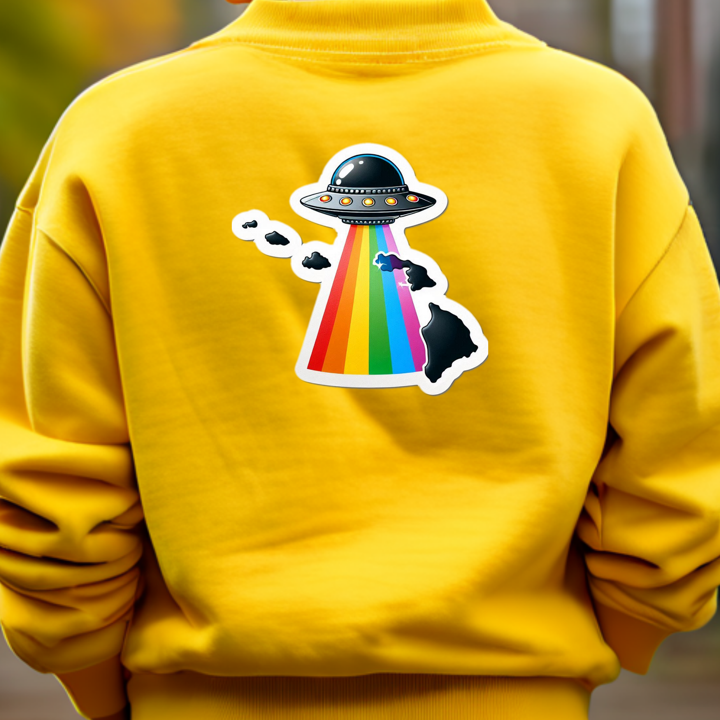 Hawaii PRIDE Sweatshirt On the Back