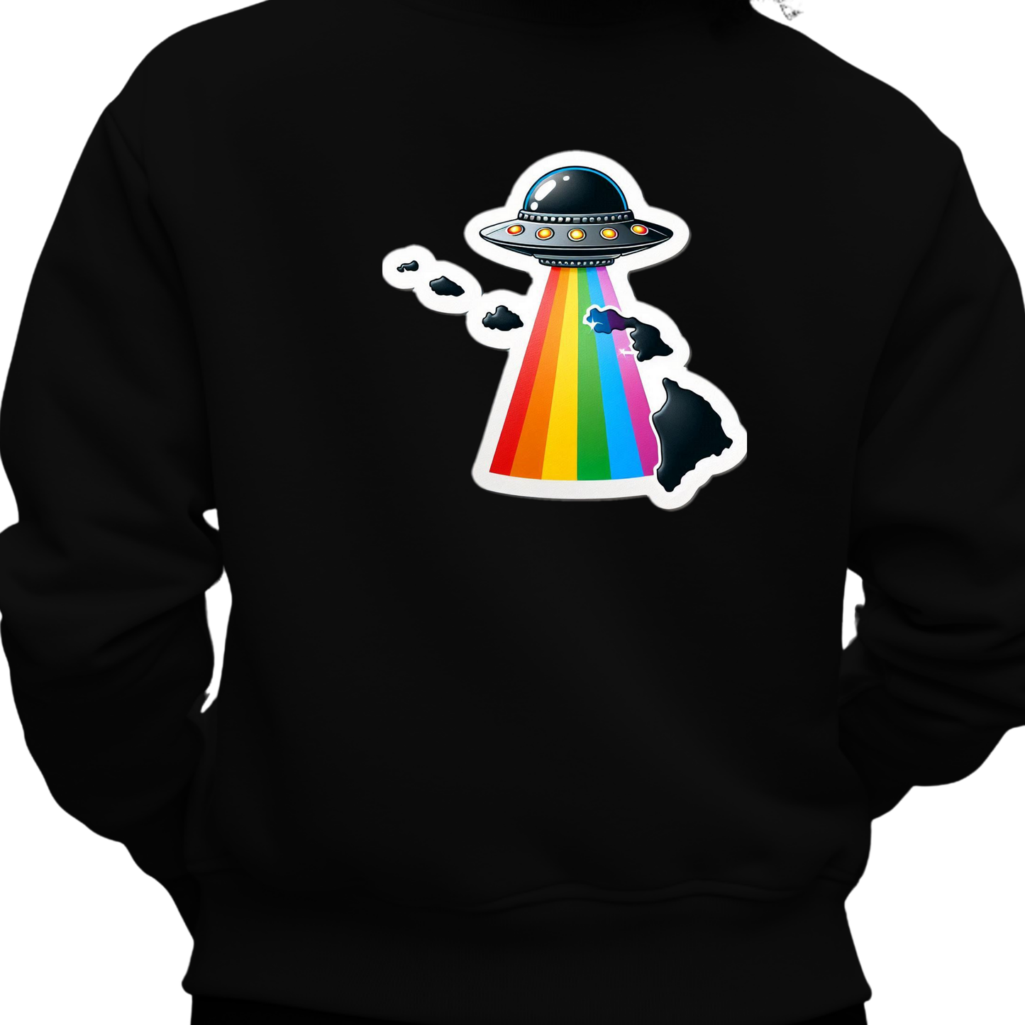 Hawaii PRIDE Sweatshirt On the Back