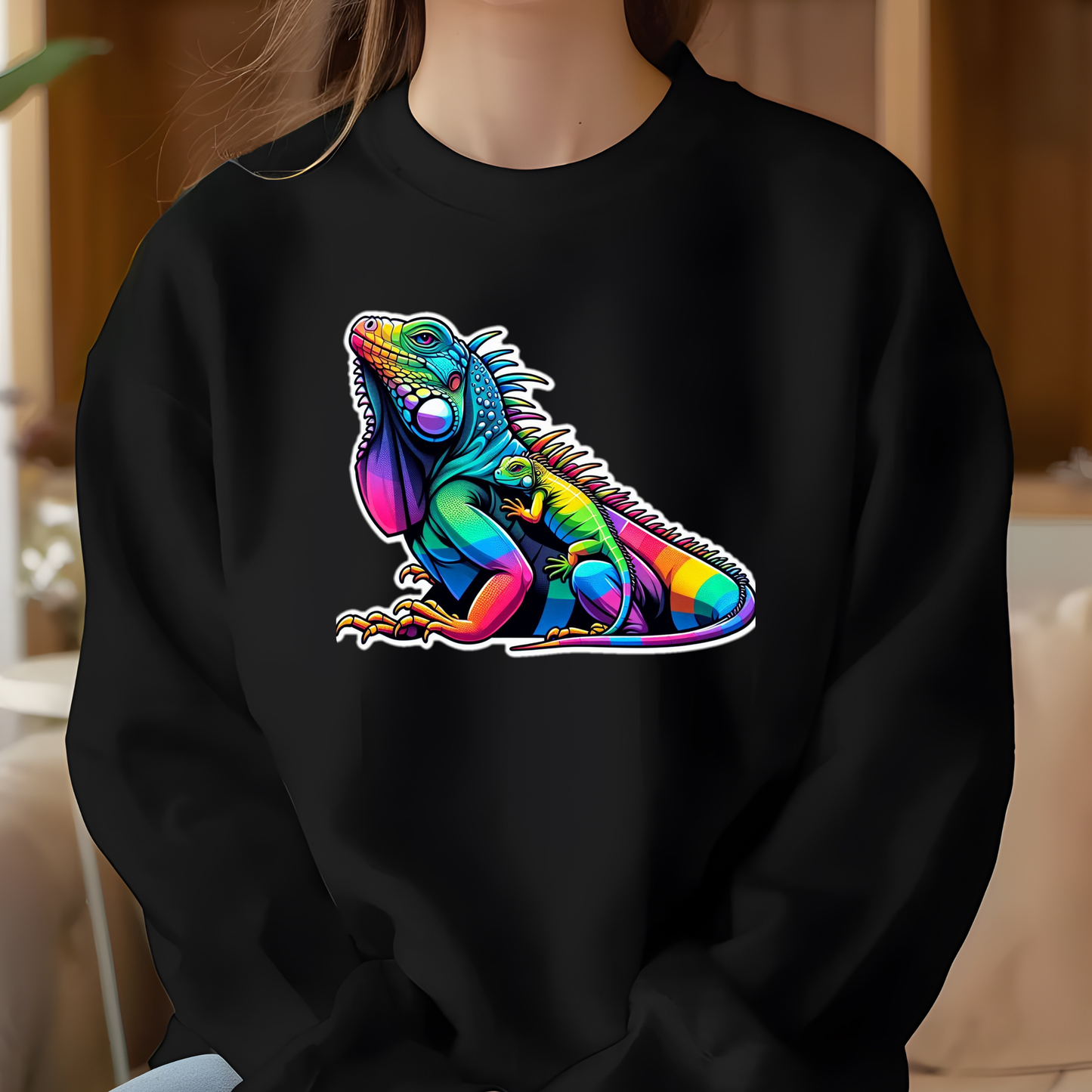 Rainbow Iguana Sweatshirt