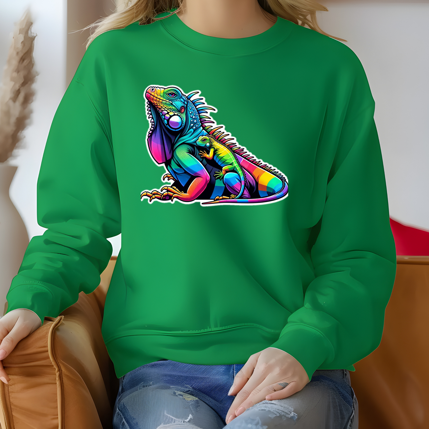 Rainbow Iguana Sweatshirt