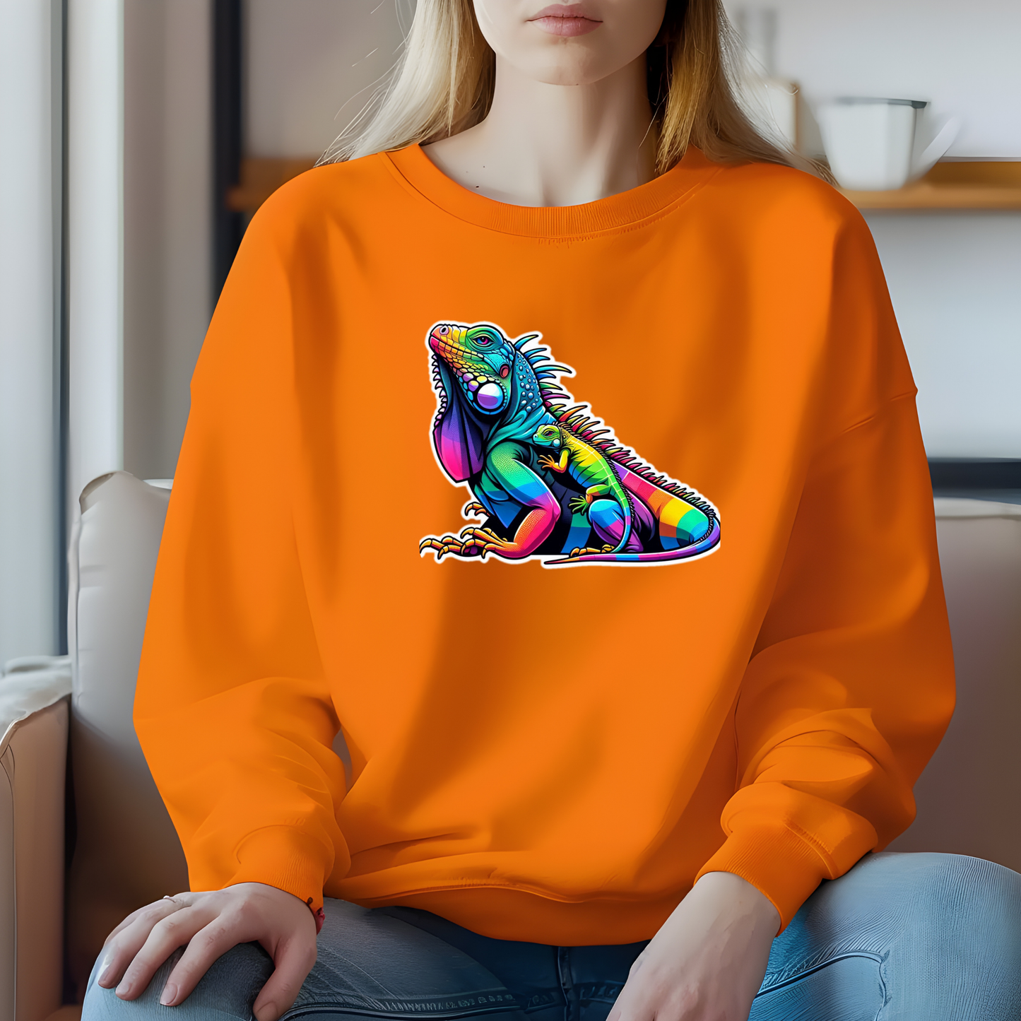 Rainbow Iguana Sweatshirt